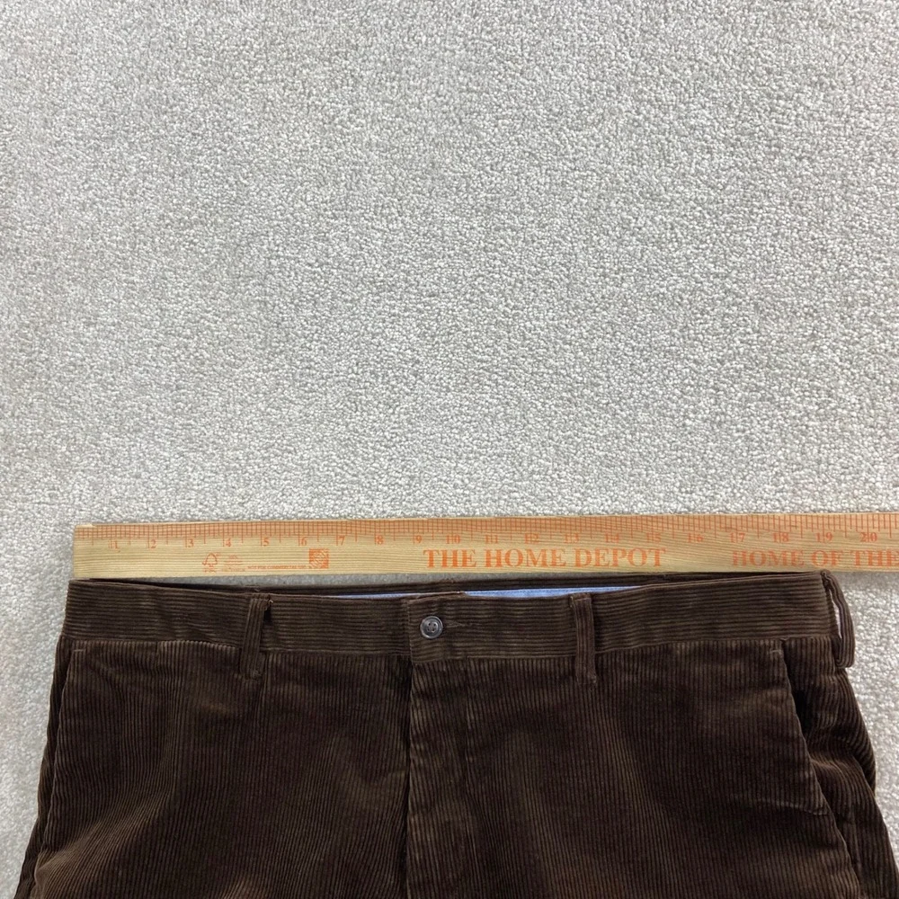 Polo Ralph Lauren Corduroy Pants Mens 38 Brown Classic Fit Stretch Trousers